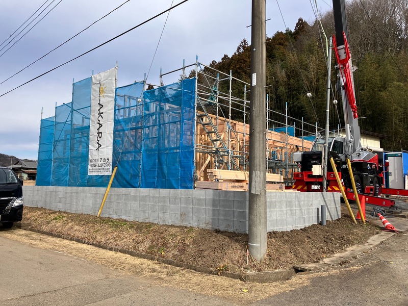 【現場レポート】常陸大宮市｜A様邸 平屋自由設計の新築工事が進んでいます✨ 画像