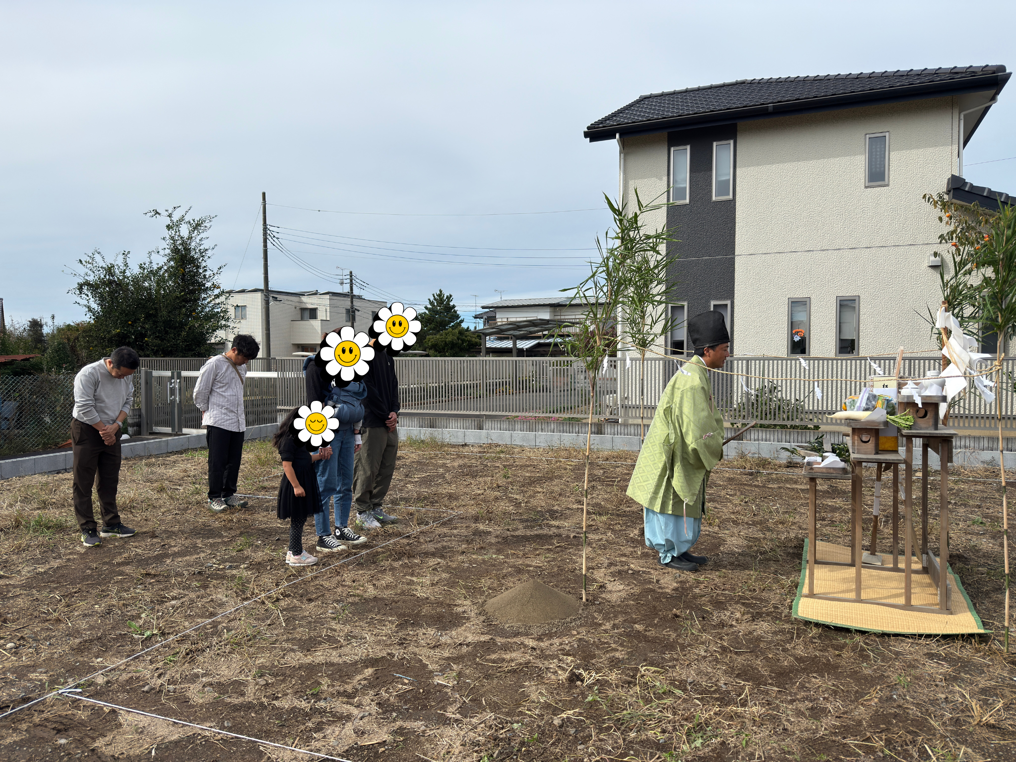 【現場レポート】水戸市　Ｉ様邸地鎮祭が執り行われました！ 画像