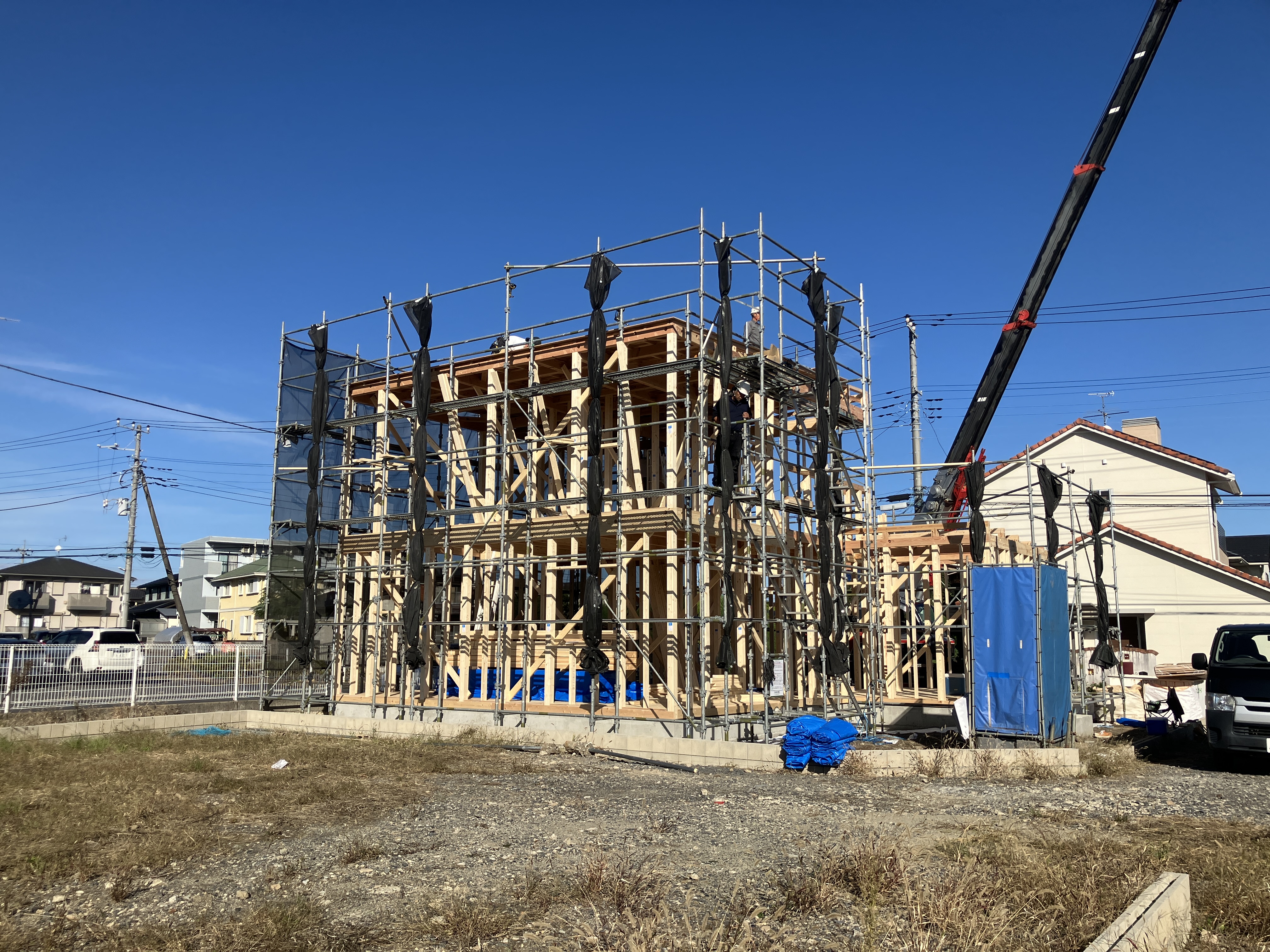 【現場レポート】水戸市　Ｏ様邸上棟おめでとうございます！ 画像