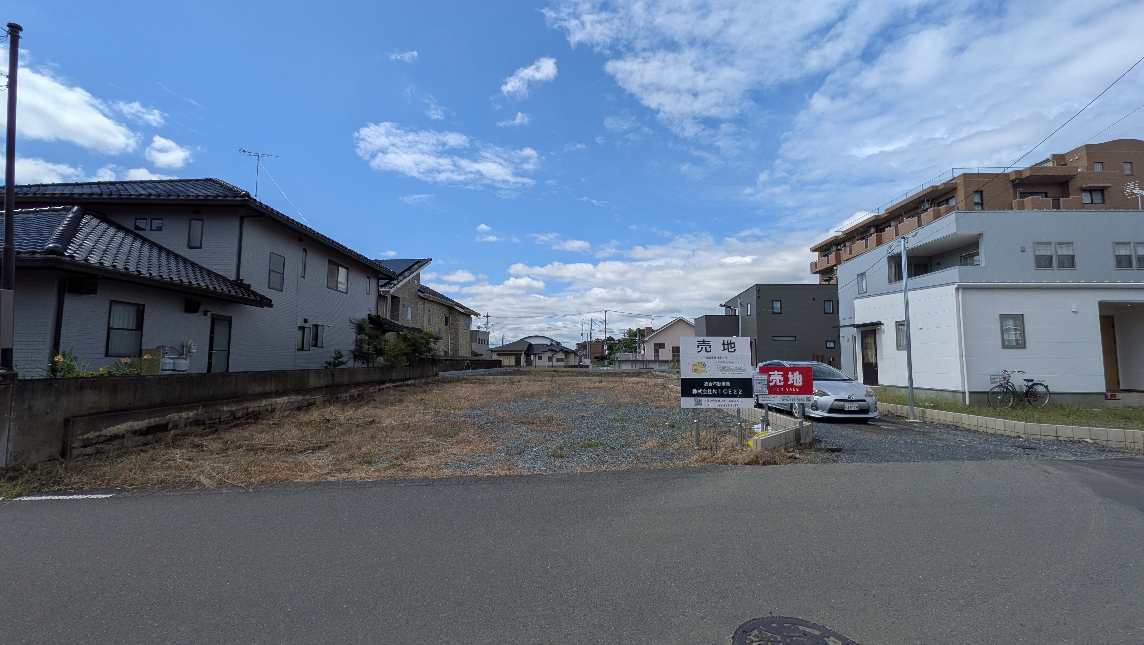 【現場レポート】水戸市河和田1丁目分譲地の様子をご紹介(^^)/ 画像