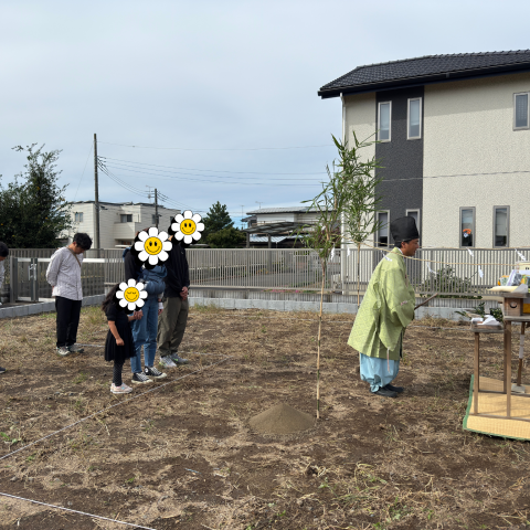 【現場レポート】水戸市　Ｉ様邸地鎮祭が執り行われました！