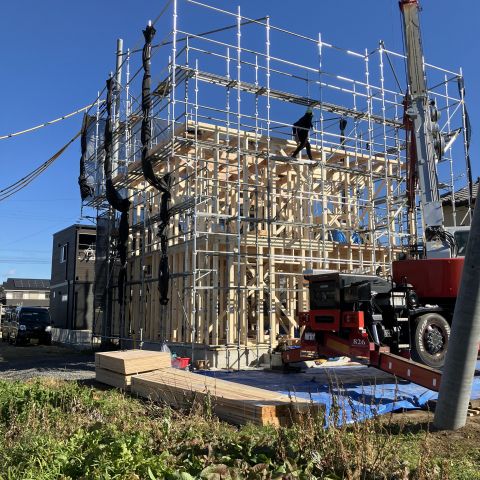 【現場レポート】東海村　Ｋ様邸上棟おめでとうございます