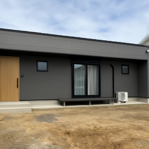 ひたちなか市 | 注文住宅　ミニマル設計で叶えた快適な平屋住宅 アイキャッチ画像